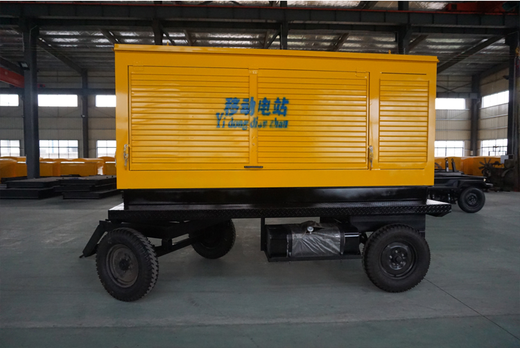 100-150KW柴油發電機組移動拖車電站